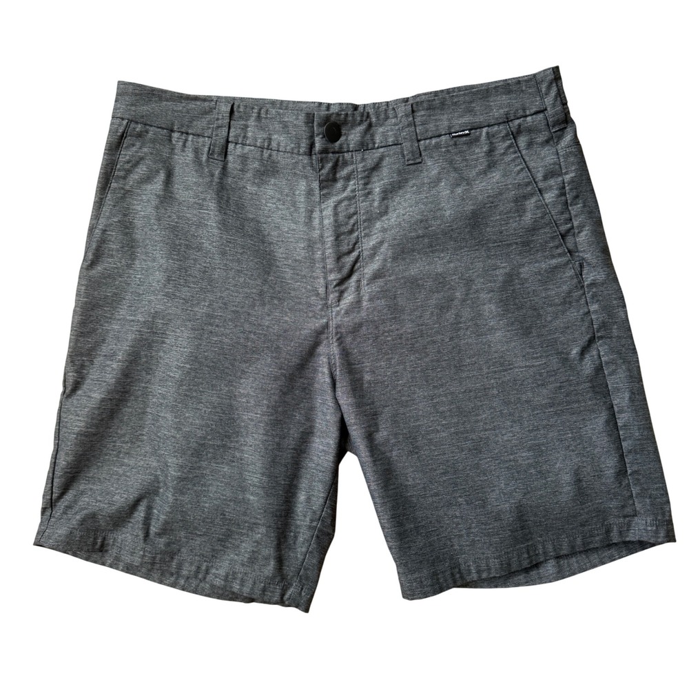 Hurley Nike Dri-FIT Hybrid  Mens 34 Gray Walk Shorts AA8317-060